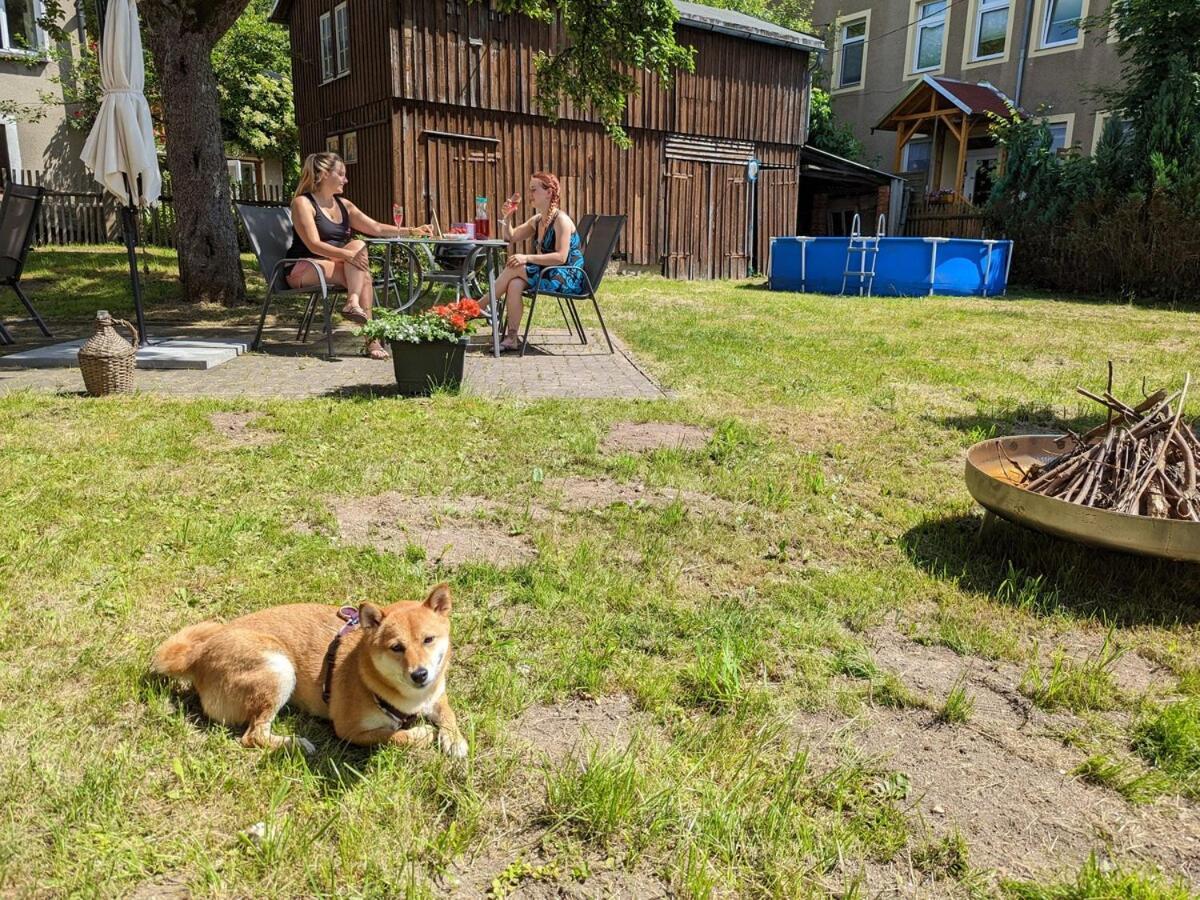 H2 - Urlaubsmagie - Garten, Pool, Terrasse, Grill Sebnitz Exteriér fotografie